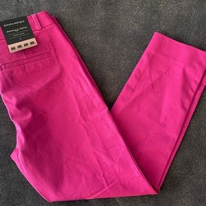 NEW Banana Republic Womens Pink Trousers, size 8
